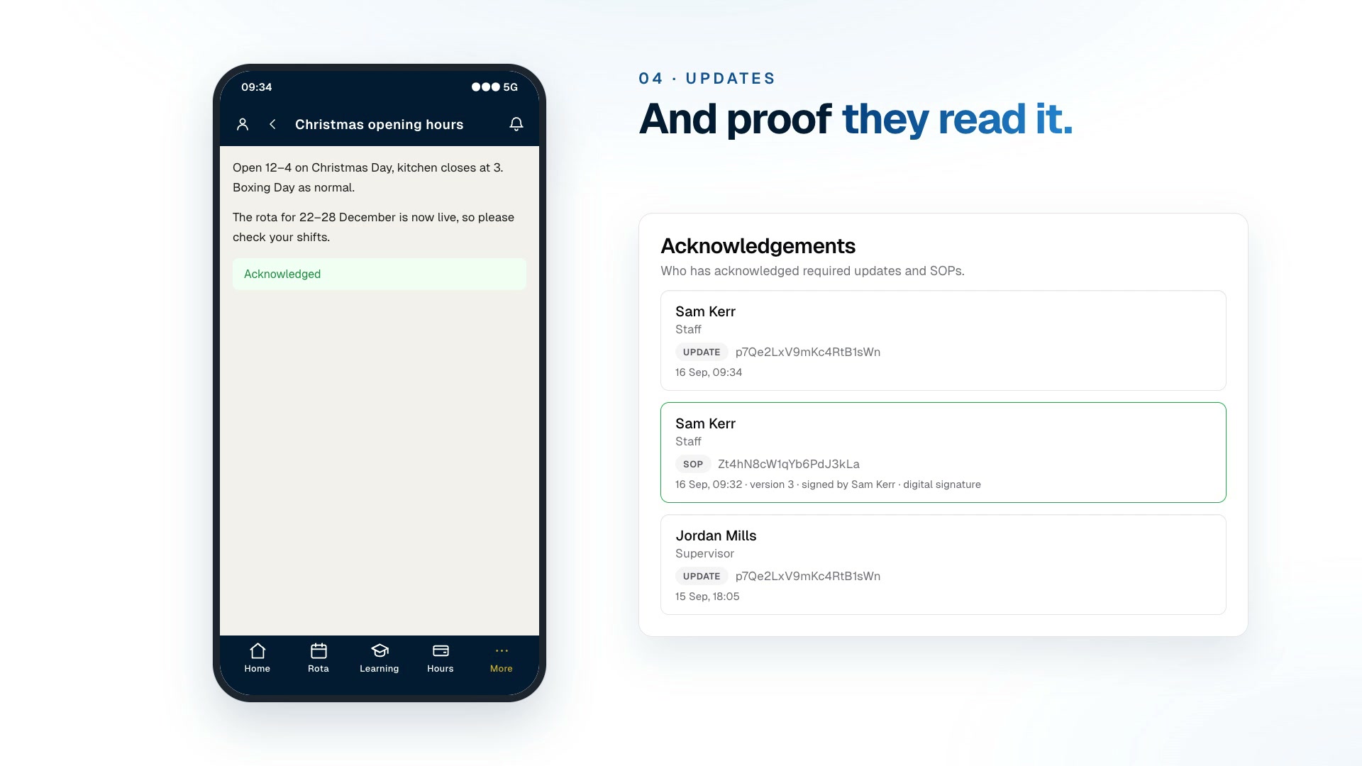 Onboarding, training and contracts in HouseDesk